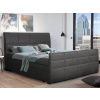 Posteľ boxspring Bonny 180x200 cm, antracitová vintage látka Posteľ boxspring Bonny 180x200 cm, antracitová vintage látka