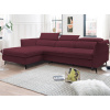 Rohová sedacia súprava Mango, vínová látka, ľavý roh Rohová sedacia súprava Mango, vínová látka, ľavý roh