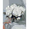 Maľovanie podľa čísel – Biele pivonky, 40 × 50 cm, napnuté plátno na rám 8596530001218 Maľovanie podľa čísel – Biele pivonky, 40 × 50 cm, napnuté plátno na rám 8596530001218