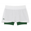 Dámske šortky Lacoste Ultra Dry Lined Tennis - Biely (M) Dámske šortky Lacoste Ultra Dry Lined Tennis - Biely (M)