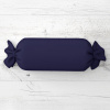 Biante Vankúš valec bonbon Rongo RG-079 Námornícka modrá 15x80 cm Biante Vankúš valec bonbon Rongo RG-079 Námornícka modrá 15x80 cm