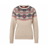 Tchibo - Pletený pulóver s nórskym vzorom - pre dámy - veľ. S 36/38 - farba: béžová/žakár Tchibo - Pletený pulóver s nórskym vzorom - pre dámy - veľ. S 36/38 - farba: béžová/žakár