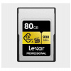 Lexar CFexpress Pro Gold R900/W800 - VPG400 (Type A) 80GB (LCAGOLD080G-RNENG) Lexar CFexpress Pro Gold R900/W800 - VPG400 (Type A) 80GB (LCAGOLD080G-RNENG)