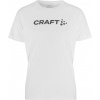 Pánské funkční triko CRAFT CORE Essence Logo - bílá Velikost: XXL Pánské funkční triko CRAFT CORE Essence Logo - bílá Velikost: XXL