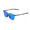 LEGERE Square - Soft Tact Black - Blue Multilayer Mirror Lens LEGERE Square - Soft Tact Black - Blue Multilayer Mirror Lens