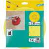 Wolfcraft 5 x samodržné brusné kotuče K120 ø225mm 5634000 5634000 Wolfcraft 5 x samodržné brusné kotuče K120 ø225mm 5634000 5634000