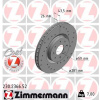 ZIMMERMANN Brzdový kotúč 230.2366.52 ZIMMERMANN Brzdový kotúč 230.2366.52