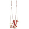 ST Leisure Equipment Hojdacka LEQ FUMIKO 36 x 24 x 45 cm tkanina/drevo červená ST Leisure Equipment Hojdacka LEQ FUMIKO 36 x 24 x 45 cm tkanina/drevo červená