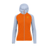 Karpos AMBRIZZOLA FULL-ZIP dámska mikina s kapucňou scarlet ibis/halogen blue Veľkosť: S Karpos AMBRIZZOLA FULL-ZIP dámska mikina s kapucňou scarlet ibis/halogen blue Veľkosť: S