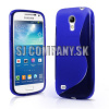 Silikónový obal Samsung Galaxy S IV Mini – TPU – modrá