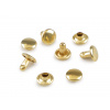 Duté nity Ø7 mm obojstranné zlatá svetlá 100pár Duté nity Ø7 mm obojstranné zlatá svetlá 100pár