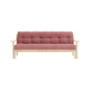 Ružová rozkladacia pohovka 218 cm Unwind - Karup Design Ružová rozkladacia pohovka 218 cm Unwind - Karup Design