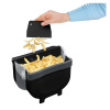 Čierny závesný odpadkový koš Wenko Black Outdoor Kitchen Fago, 5 l Čierny závesný odpadkový koš Wenko Black Outdoor Kitchen Fago, 5 l