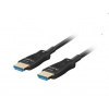LANBERG KABEL HDMI M/M V2.1 40M OPTICKÝ ČERNÝ AOC CA-HDMI-30FB-0400-BK Lanberg LANBERG KABEL HDMI M/M V2.1 40M OPTICKÝ ČERNÝ AOC CA-HDMI-30FB-0400-BK Lanberg