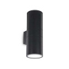 Vonkajšie nástenné svietidlo IDEAL LUX Gun AP2 Big Nero 092317 Vonkajšie nástenné svietidlo IDEAL LUX Gun AP2 Big Nero 092317
