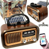 PRENOSNÉ RETRO RÁDIO S DAB+ FM BLUETOOTH USB, NABÍJATEĽNÉ, SOLÁRNE PRENOSNÉ RETRO RÁDIO S DAB+ FM BLUETOOTH USB, NABÍJATEĽNÉ, SOLÁRNE