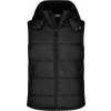 DAIBER JN 1004 / Pánska prešívaná vesta s kapucňou - black L DAIBER JN 1004 / Pánska prešívaná vesta s kapucňou - black L