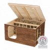Natural Living přírodní dř. domek HILKE s jesličkami 40 x 23 x 32 cm Natural Living přírodní dř. domek HILKE s jesličkami 40 x 23 x 32 cm