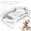 Vanička pre bábätko s teplomerom + podložka skladacia 40L SPRINGOS MIZZY sivá Vanička pre bábätko s teplomerom + podložka skladacia 40L SPRINGOS MIZZY sivá