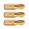 Bit krížový 3ks, PH 3x25mm, S2, FORTUM Bit krížový 3ks, PH 3x25mm, S2, FORTUM
