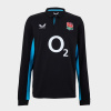 Castore England Rugby Away Long Sleeve Polo Shirt 2025 Black/Blue S Castore England Rugby Away Long Sleeve Polo Shirt 2025 Black/Blue S