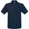 B&C | Safran Pocket, Piqué polo s náprsným vreckom, modrá navy, M B&C | Safran Pocket, Piqué polo s náprsným vreckom, modrá navy, M