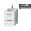 Jika H4536221763001 CUBE umývadlová skrinka 44x60x42cm,2zásuvky,biela+CUBE 45cm Umývadlo H4536221763001 Jika H4536221763001 CUBE umývadlová skrinka 44x60x42cm,2zásuvky,biela+CUBE 45cm Umývadlo H4536221763001