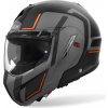 Airoh Helmet Výklopná prilba Airoh Mathisse II Genius, čierna matná/sivá/oranžová, L (59/60) Airoh Helmet Výklopná prilba Airoh Mathisse II Genius, čierna matná/sivá/oranžová, L (59/60)