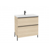 ArtDef Skrinka pod umývadlo NINO DUB VICENZA | D80/45 cm ArtDef Skrinka pod umývadlo NINO DUB VICENZA | D80/45 cm