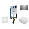 Geberit Kombifix Set predstenovej inštalácie, klozetu Oudee a dosky softclose, tlačidlo Sigma20, nerezová SANI15CA6100 Geberit Kombifix Set predstenovej inštalácie, klozetu Oudee a dosky softclose, tlačidlo Sigma20, nerezová SANI15CA6100