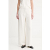 Calvin Klein nohavice dámske s viskózou LV044F651G béžová M Calvin Klein nohavice dámske s viskózou LV044F651G béžová M