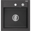 Mexen Vito - drez granitový 52,0x49,0cm, 1-komorový, čierna-škvrny, 6503521000-76 Mexen Vito - drez granitový 52,0x49,0cm, 1-komorový, čierna-škvrny, 6503521000-76