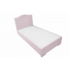 Caramella Baby Pink čalúnená posteľ Hampton so zásuvkou na druhý matrac ružová 200x90cm Caramella Baby Pink čalúnená posteľ Hampton so zásuvkou na druhý matrac ružová 200x90cm