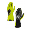 Race gloves OMP KS-3 my2026 (external seams), yellow/black Race gloves OMP KS-3 my2026 (external seams), yellow/black