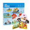 EDU kid Prvé puzzle Doprava 6v1 EDU kid Prvé puzzle Doprava 6v1