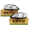 Predné svetlá Opel Astra II G (98-09) H7+HB3 L+P DEPO Predné svetlá Opel Astra II G (98-09) H7+HB3 L+P DEPO