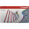 STABILO Pen 68 premium - fixky - Metal Box - 46 rôznych farieb STABILO Pen 68 premium - fixky - Metal Box - 46 rôznych farieb
