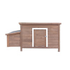 Drevený kurník a husník HRADEC Brown, 1360x740x710 mm Drevený kurník a husník HRADEC Brown, 1360x740x710 mm
