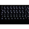 Vnútorný LED vianočný záves - studená biela, 3m, 192 LED, stále svietiaci, so zábleskami Vnútorný LED vianočný záves - studená biela, 3m, 192 LED, stále svietiaci, so zábleskami