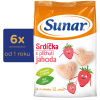 Sunar detské krupky jahodová srdíčka 6 x 50 g Sunar detské krupky jahodová srdíčka 6 x 50 g