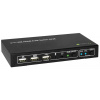 Rozbočovač Techly 028696 (Techly KVM 2-portový HDMI/USB 2x1 prepínač so zvukom) Rozbočovač Techly 028696 (Techly KVM 2-portový HDMI/USB 2x1 prepínač so zvukom)