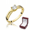 Zlatý Prsteň Zásnubný Diamantový 0,08 ct-360 (Zlatý Prsteň Zásnubný Diamantový 0,08 ct-360) Zlatý Prsteň Zásnubný Diamantový 0,08 ct-360 (Zlatý Prsteň Zásnubný Diamantový 0,08 ct-360)