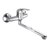 Mereo Drezová nástenná batéria, Lila, 150 mm, s ramienkom plochým rovným 180 mm, chróm Mereo Drezová nástenná batéria, Lila, 150 mm, s ramienkom plochým rovným 180 mm, chróm