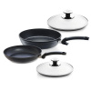 Fissler Súprava panvíc ADAMANT COMFORT 28 cm + ADAMANT CLASSIC 24 cm + pokrievka na hrniec, súprava 4 ks Fissler Súprava panvíc ADAMANT COMFORT 28 cm + ADAMANT CLASSIC 24 cm + pokrievka na hrniec, súprava 4 ks