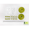 Plastia Robin 2v1 Set kŕmidiel pre vtáky olive Plastia Robin 2v1 Set kŕmidiel pre vtáky olive
