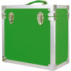 Steepletone 12 Inch Kufor na LP platne 1 Green/Metal Steepletone 12 Inch Kufor na LP platne 1 Green/Metal