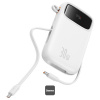 NoName Baseus power banka Qpow 10000mAh 30W biela s USB-C káblom 6932172667733 NoName Baseus power banka Qpow 10000mAh 30W biela s USB-C káblom 6932172667733