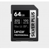 Lexar SDXC Professional SILVER Plus 1066x UHS-I/U3/A2/4K R205/W100 (V30) 64GB LSDSIPL064G-BNNNG Lexar SDXC Professional SILVER Plus 1066x UHS-I/U3/A2/4K R205/W100 (V30) 64GB LSDSIPL064G-BNNNG