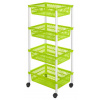 Makro 52301S - Vozík Guapissimo 4-poschodový sivý Makro 52301S - Vozík Guapissimo 4-poschodový sivý