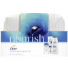 Dove Nourish Dove Deeply Nourishing sprchový gél 225 ml + Dove Essential Care telové mlieko 250 ml + Dove Original tuhý antiperspitant 40 ml + kozmetická taška Dove Nourish Dove Deeply Nourishing sprchový gél 225 ml + Dove Essential Care telové mlieko 250 ml + Dove Original tuhý antiperspitant 40 ml + kozmetická taška